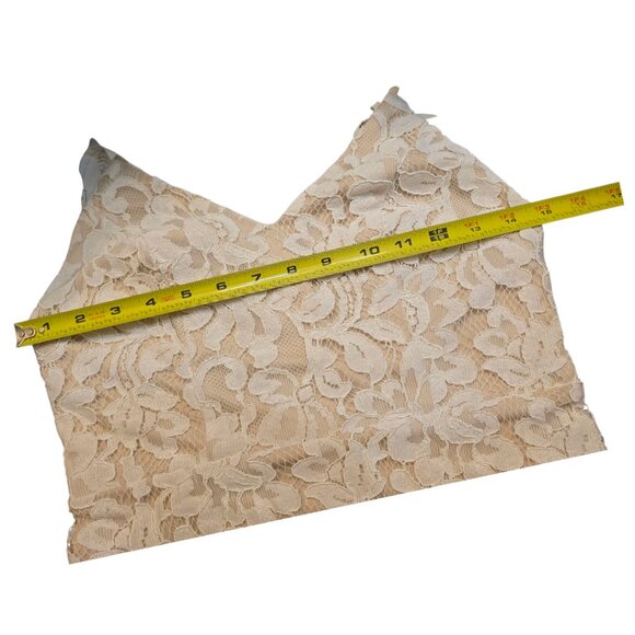 🏷️ NWT  🏷️ LULUS  Flynn White Lace Maxi Dress Wedding sz S - Picture 13 of 16